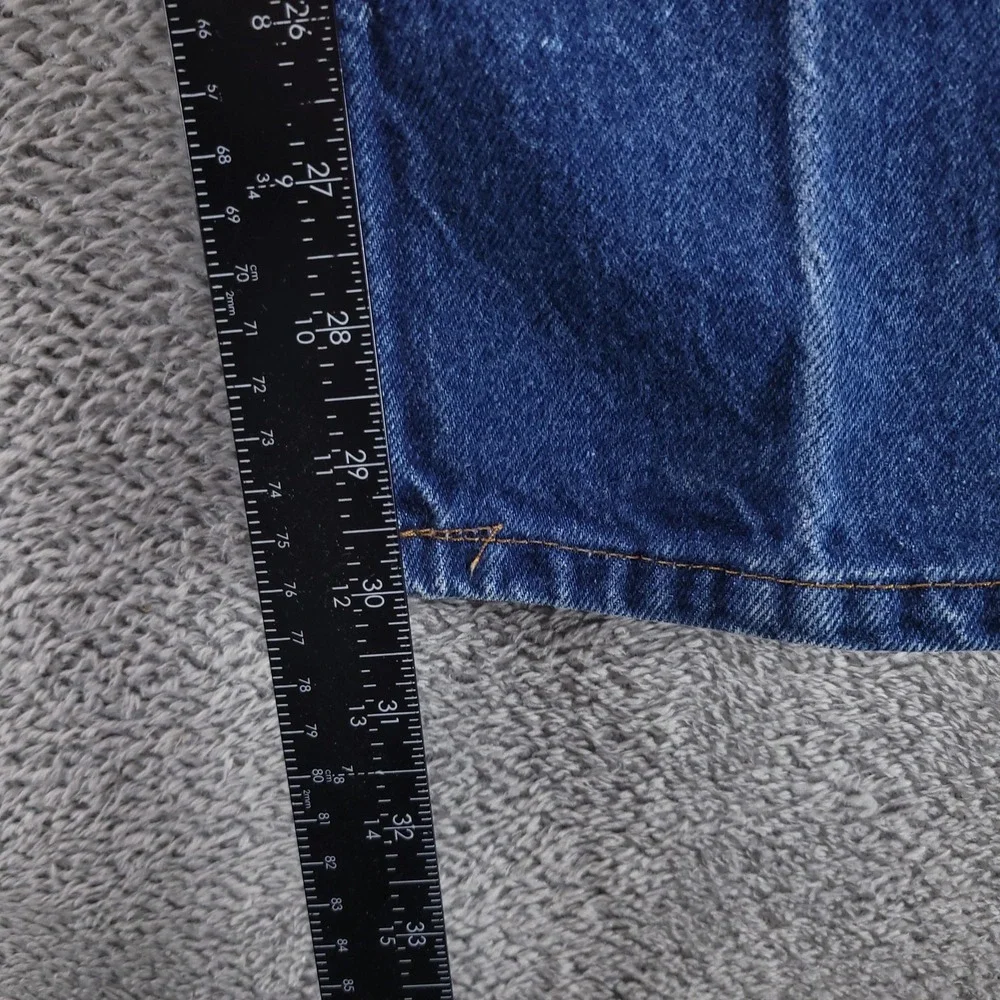 VTG Levis 517 Jeans Mens 31x32 Blue Slim Bootcut Orange Tab 80s Made In USA